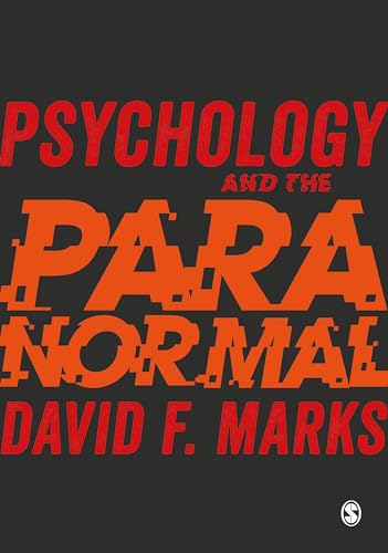 Book cover: "Psychology and the Paranormal" by David F. Marks, red and orange text.