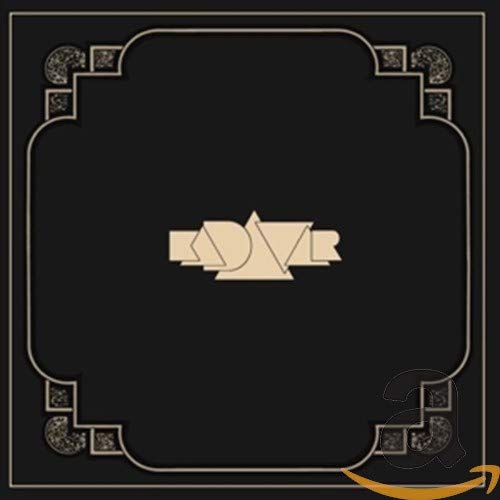 Black CD cover with gold geometric frame and "KADAVAR" text.