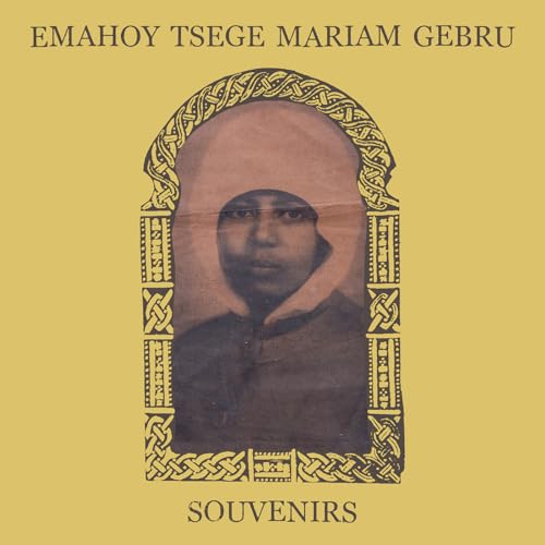 Album cover featuring a portrait of Emahoy Tsege Mariam Gebru in a decorative frame.