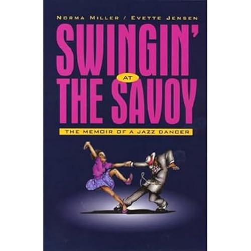 Book cover: “Swingin’ at the Savoy” depicts a dancing couple in vintage attire.