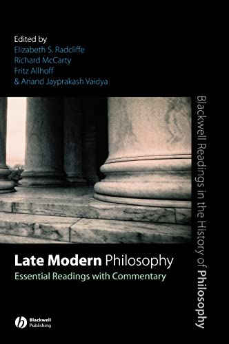Late Modern Philosophy: Essential Readings with Commentary