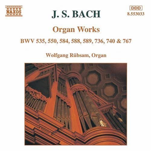 Wolfgang - BACH, J.S.: Organ Works, BWV 535, 550, 584, 588-589, 736, 740 [CD]