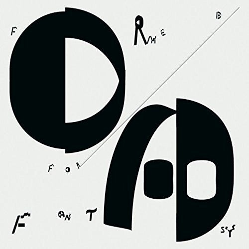 CD cover with abstract black and white geometric shapes and text.