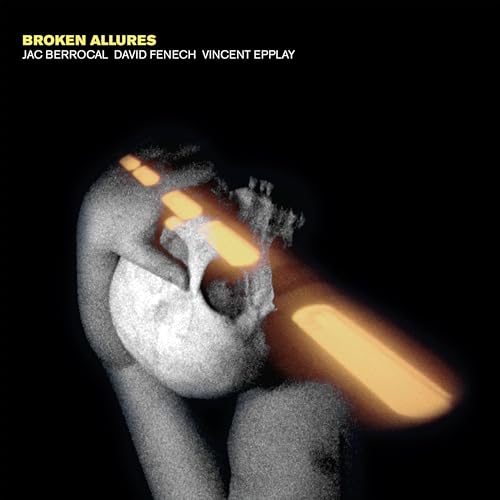 CD cover: grayscale figure with glowing orange lines against black.