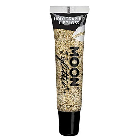 Holographic Glitter Lipgloss by Moon Glitter - 15ml - Gold