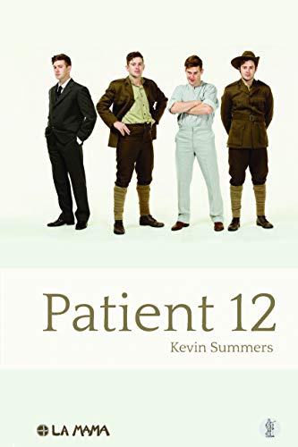 Book cover: four men in vintage clothing, title “Patient 12”.