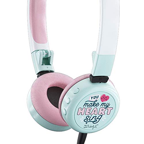 Folding On-ear Headphones Heart With Built-in Microphone Original Mr Wonderful – Tribe, Hpw33801