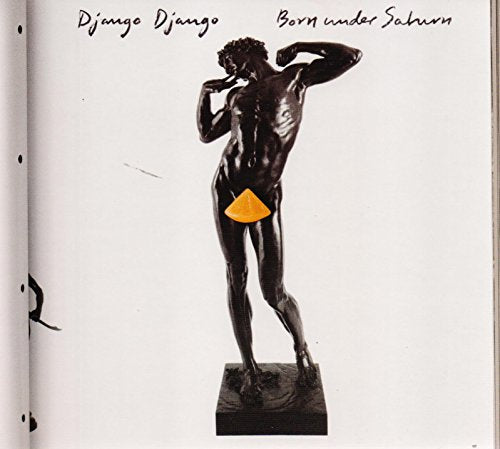 CD cover: bronze statue of a man with a yellow triangle.