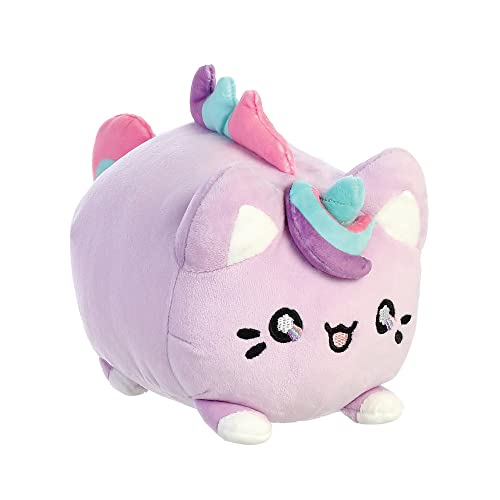 AURORA, 14289, Tasty Peach Lavender Dream Meowchi, 7In, Eco-friendly soft toy