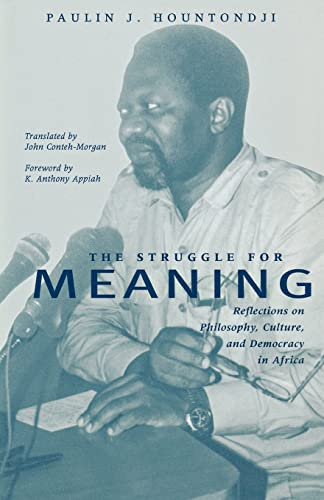 The Struggle for Meaning: Reflections on Philosophy