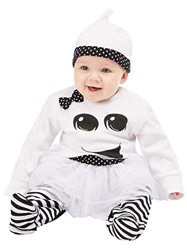 Smiffys Ghost Girl Baby, Black & White