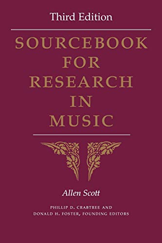 Sourcebook for Research in Music