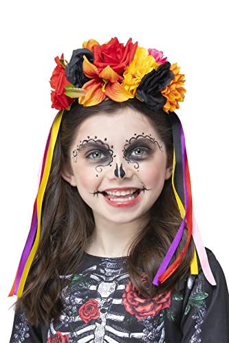 Kids DOTD Colourful Rose Headband