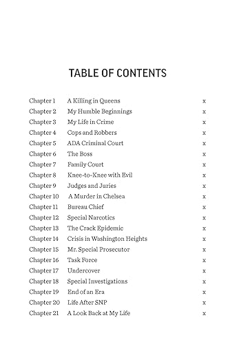 Law & Disorder : My Life as a New York Prosecutor
