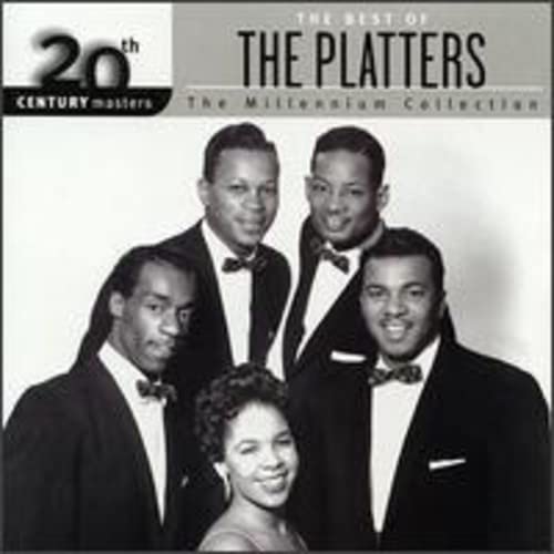 CD cover for The Platters’ “Millennium Collection” featuring the group’s portrait.