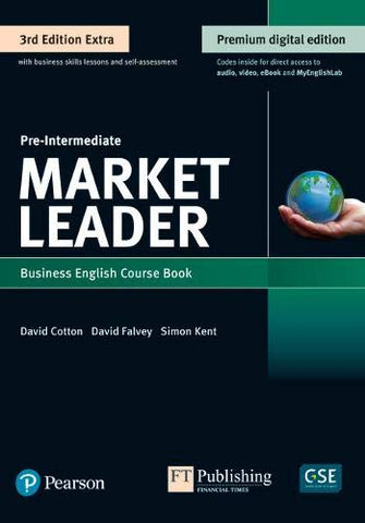 9781292361161 Market Leader 3e Extra Pre Intermediate Course Book, Ebook, Qr, Mel & Dvd Pack