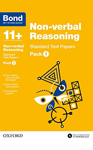 Bond 11+: Non-verbal Reasoning Standard Test Papers: Pack 1
