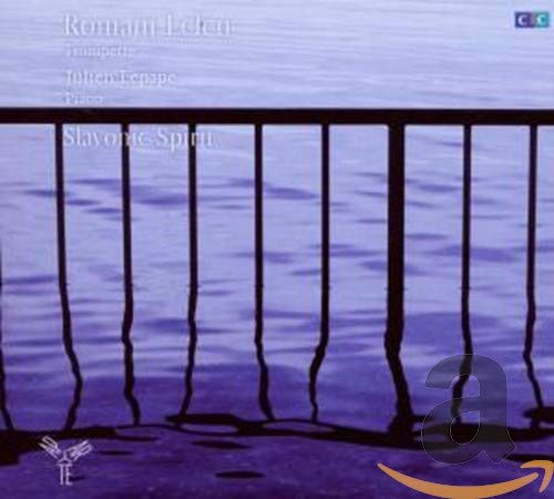 CD cover with blue water reflection and black metal railing.