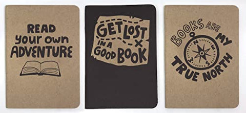 Get Lost In a Good Book 3-pack Notebooks