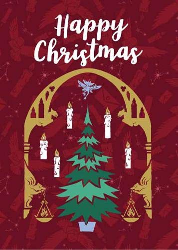Harry Potter: Great Hall Christmas Ornament Embellished Card (Holiday Card)