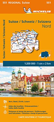 Suisse Nord - Michelin Regional Map 551 : Maps