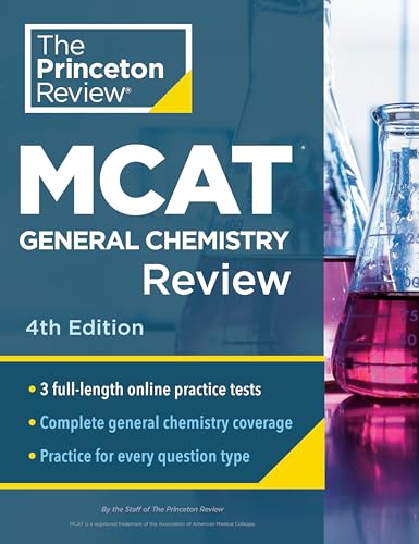 Princeton Review MCAT General Chemistry Review: Complete Content Prep + Practice Tests (Graduate School Test Preparation)