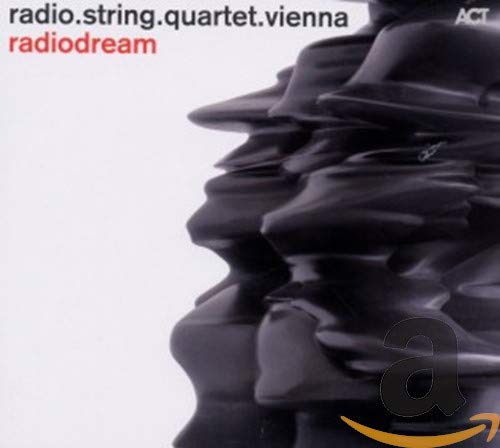 CD cover for “Radiodream” by Radio String Quartet Vienna, abstract design.