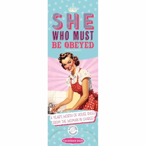 She Who Must Be Obeyed Slim Calendar 202