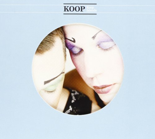 CD cover for Koop Islands, featuring a close-up of two faces.