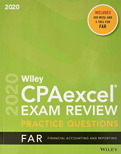 Wiley CPAexcel Exam Review 2020 Study Guide + Question Pack: Financial Accounting and Reporting
