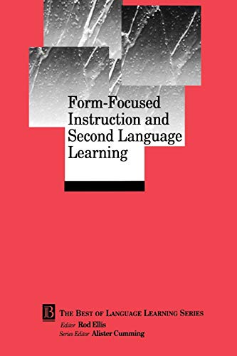 Form Focused Instruction and Second Language Learning
