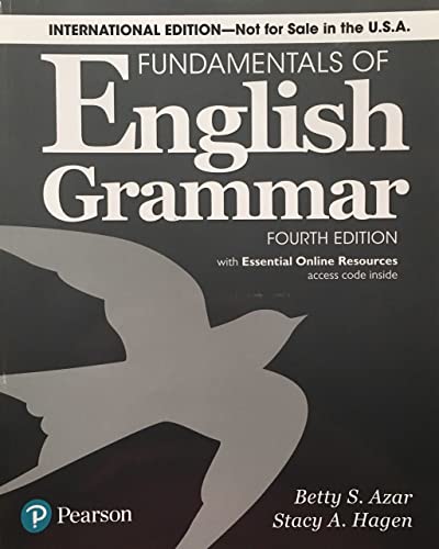 Fundamentals of English Grammar 4e Student Book with Essential Online Resources