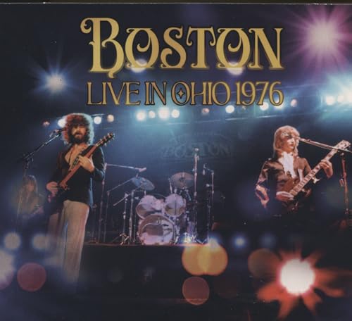 Boston band performing live on stage in 1976, CD cover.