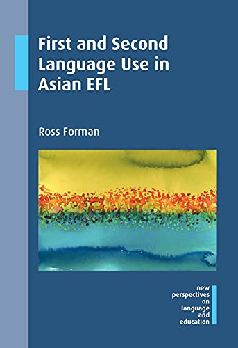Book cover: "First and Second Language Use in Asian EFL" with abstract art.