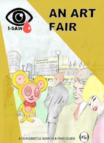 Image of a book cover with I-SAW title and art fair related graphics or images.