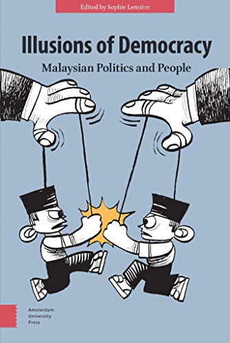 Book cover depicting two figures as puppets fighting, controlled by hands above.