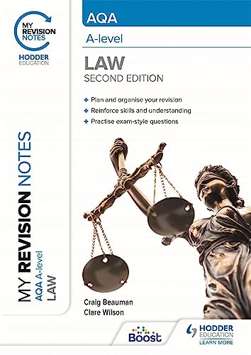 My Revision Notes: Aqa A Level Law Second Edition