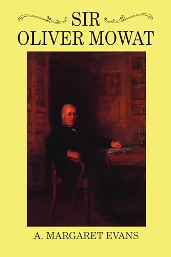 Book cover: portrait of Sir Oliver Mowat seated at a desk.