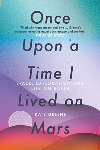 Book cover with title “Once Upon a Time I Lived on Mars” and a planet.