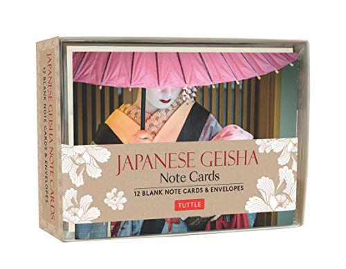 Japanese Geisha Note Cards: 12 Blank Note Cards and Envelopes