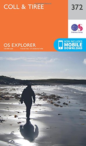 OS Explorer Map 372 Coll and Tiree OS Explorer Paper Map (OS Explorer Active Map)