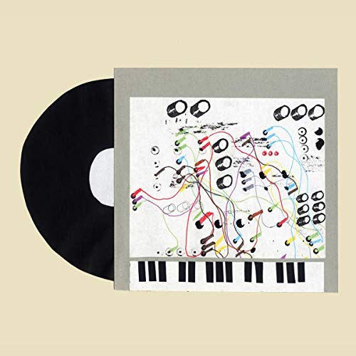 CD case and disc with abstract colorful wiring diagram artwork.