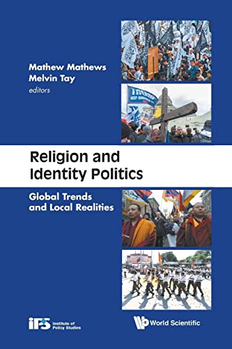 Book cover: “Religion and Identity Politics” with diverse protest imagery.