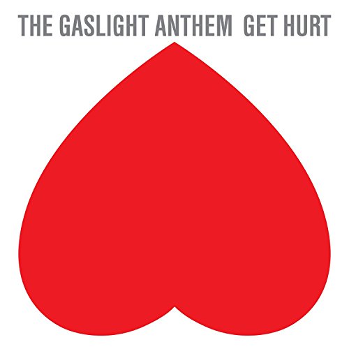 Gaslight Anthem "Get Hurt" album cover: a solid red heart shape.
