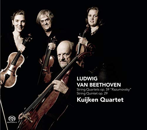 Kuijken Quartet - Beethoven: String Quartets op. 59, String Quintet op. 29 [CD]