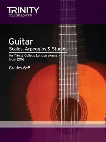 Guitar & Plectrum Guitar Scales & Exercises Grade 6-8 from 2016