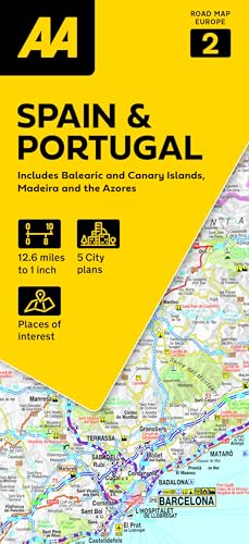 AA Road Map Spain & Portugal : 2