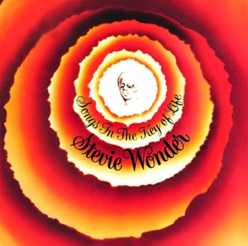 Stevie Wonder's "Songs In The Key Of Life" album cover, concentric circles.