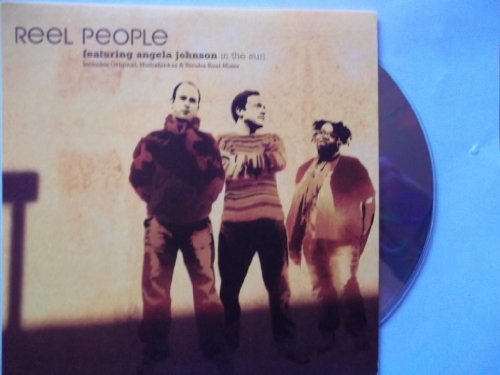 CD cover for "Reel People Ft. Angela Johnson - In The Sun" with three figures.