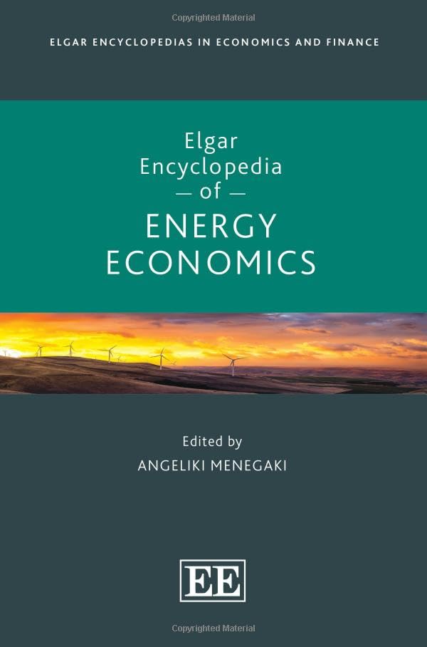 Elgar Encyclopedia of Energy Economics